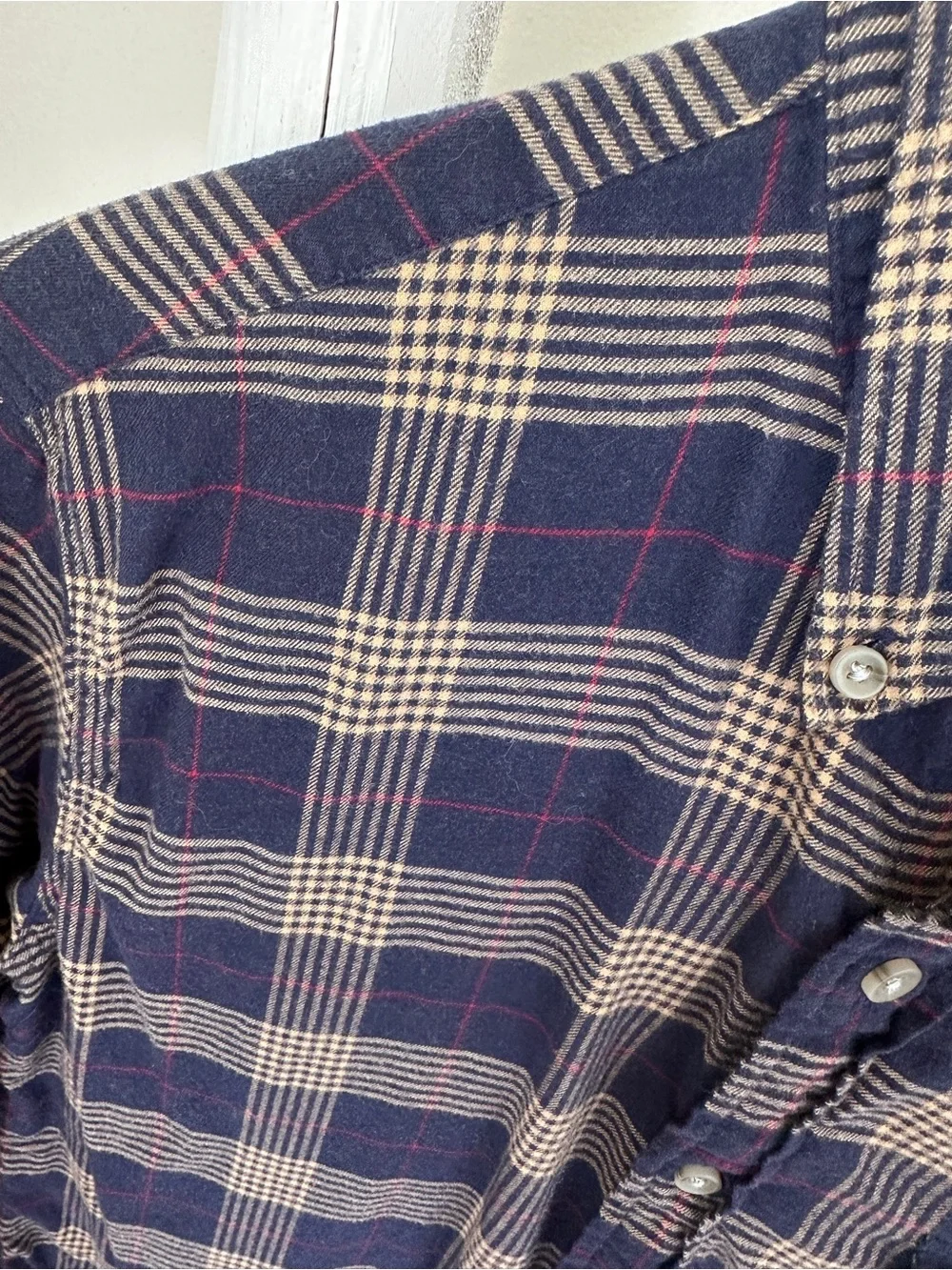 J. Crew lightweight plaid